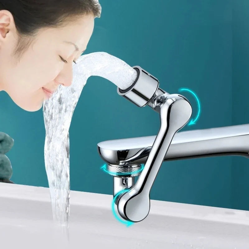 1080 Degree Rotating Faucet Sprayer Dual Mode Tap Head