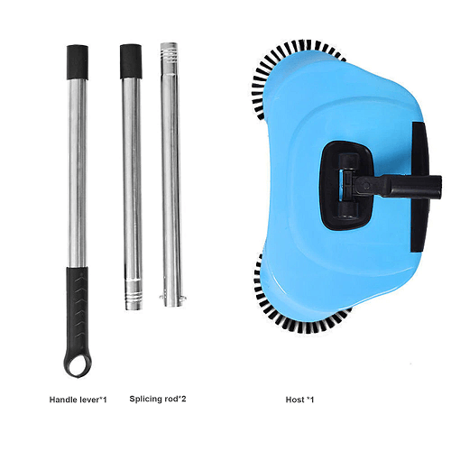 2 in 1 Manual Sweeper Vacuum Cordless Floor Cleaner