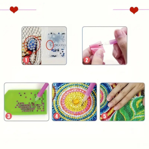 5D Diamond Painting Owl Kit DIY Crystal Diamond Art Craft Set for Adults Relaxing Hobby Home Wall Decor