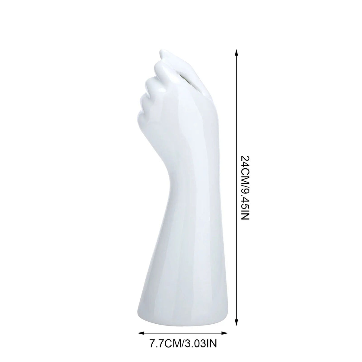 Abstract Hand Vase Modern Decorative Sculpture Flower Vase Home Decor