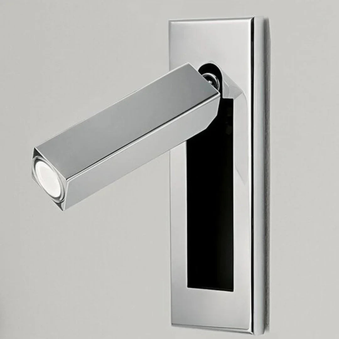 Adjustable LED Wall Reading Light Modern Pull Out Bedside Wall Lamp for Bedroom