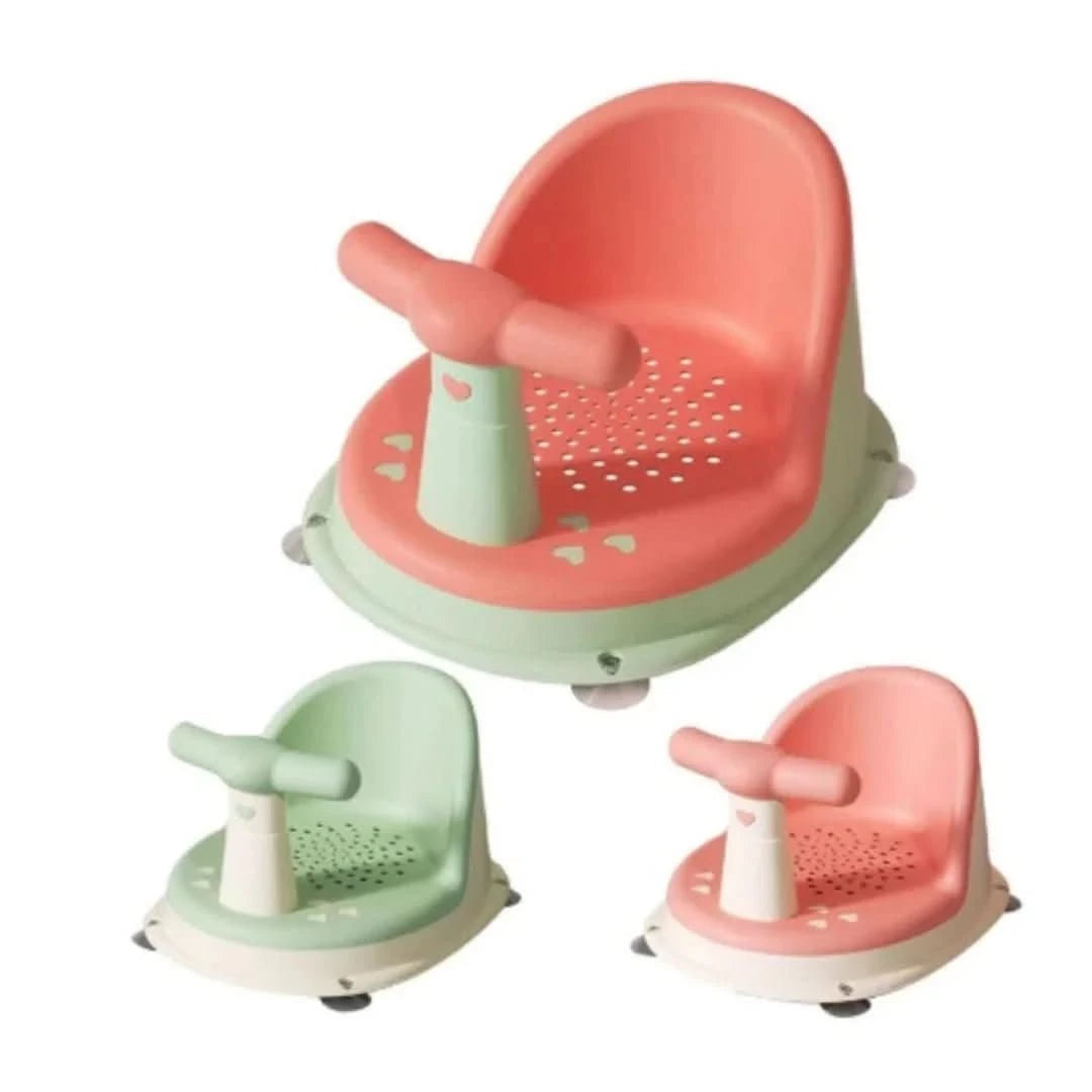 Adjustable Non Slip Baby Shower Seat with Stable Base Bath Support Chair