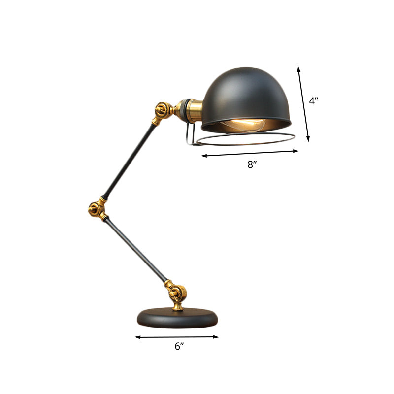 Adjustable Swing Arm Desk Lamp Metal Desk Light Flexible Reading Office Table Lamp