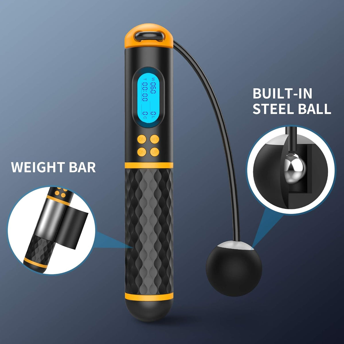 AirBound Pro Wireless Jump Rope Alternative Portable Cardio Fitness Trainer
