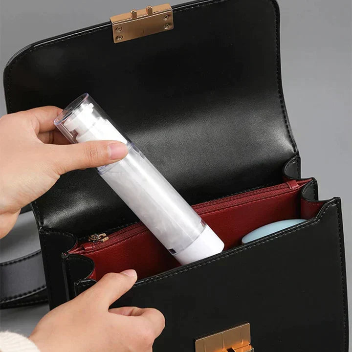 Airless Vacuum Cosmetic Pump Bottle Travel Skincare Container for Lotion Cream Makeup Storage