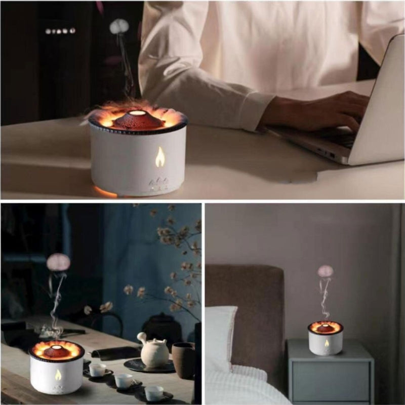 Aroma Humidifier Essential Oil Diffuser with LED Mood Light for Home
