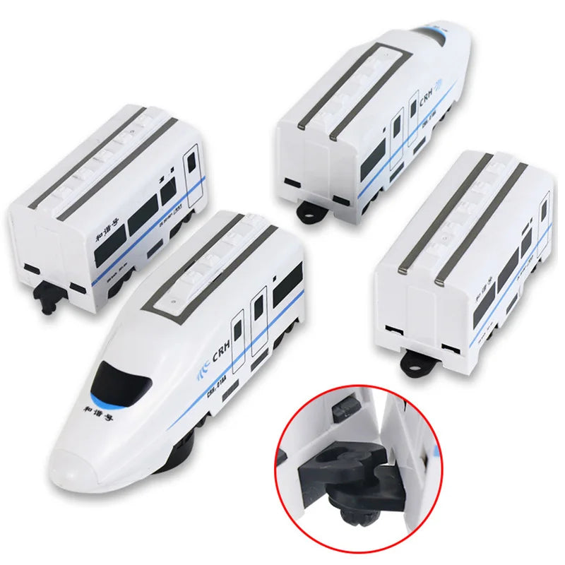 Automatic Self Driving Toy Train with Lights Obstacle Avoidance Kids Interactive Train