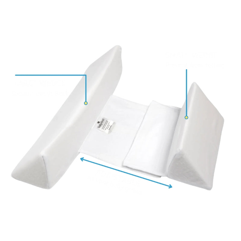 Baby Anti Roll Wedge Pillow Adjustable Sleep Support Cushion