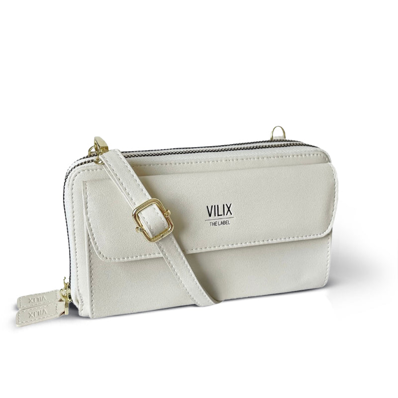 Compact Phone Purse Crossbody Wallet – Vegan Leather Mini Phone Holder for Everyday Essentials