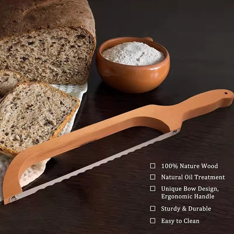 CrustCutter Bread Knife Serrated Precision Knife for Perfect Slices That Keep Shape
