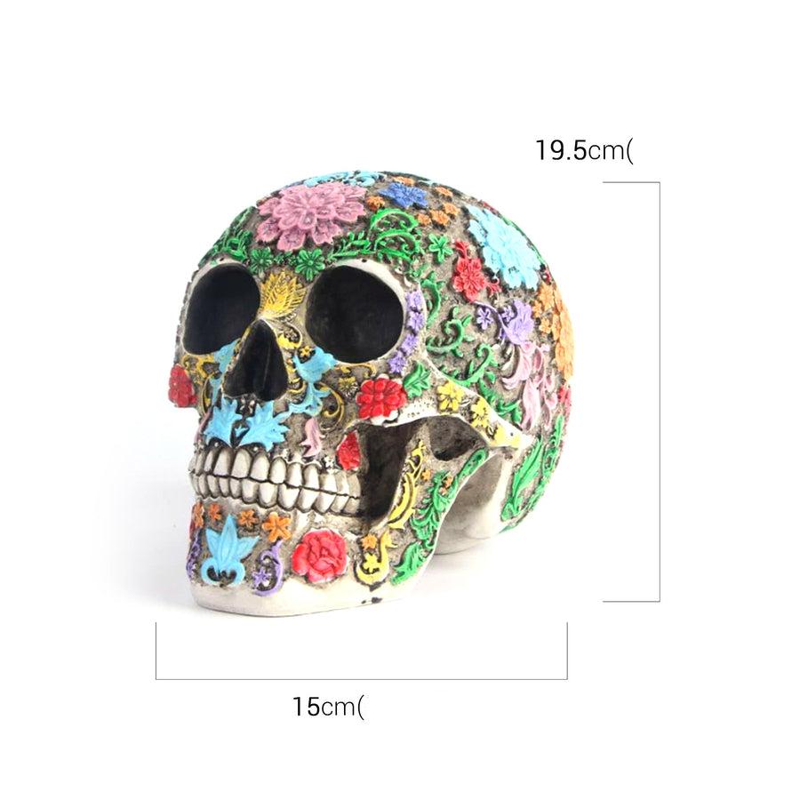 Day of the Dead Skull Decoration Mexican Sugar Skull Ornament Halloween Home Decor