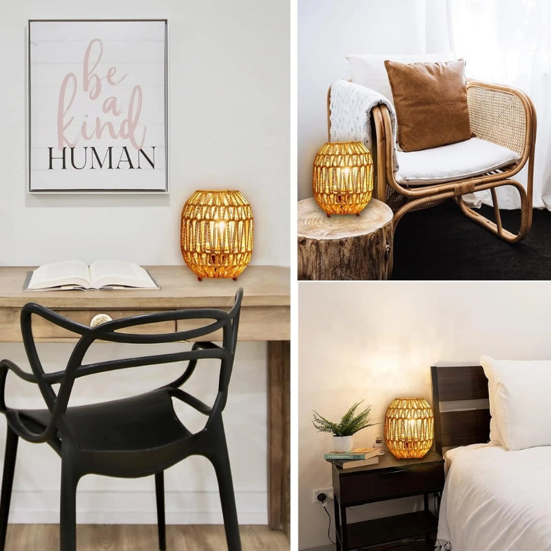 Decorative Table Lamp Unique Design Ambient Bedside Lamp Home Decor
