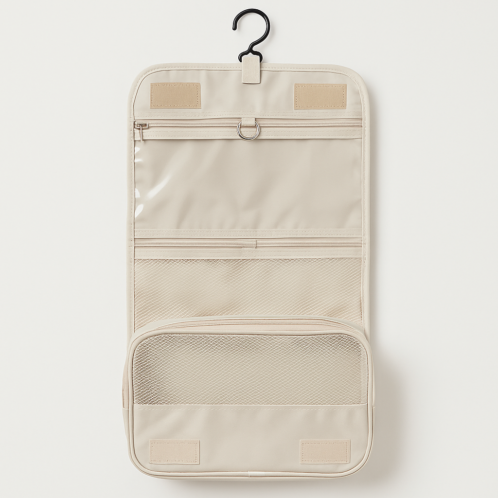 Deluxe Waterproof Toiletry Bag Travel Organizer with Compartments