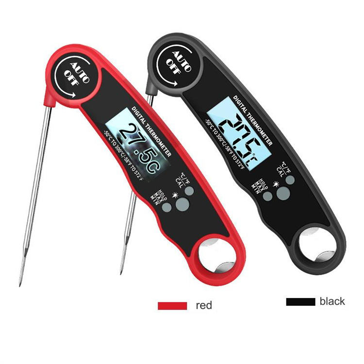 Digital Meat Thermometer Instant Read Waterproof Kitchen BBQ Thermometer Backlit Display
