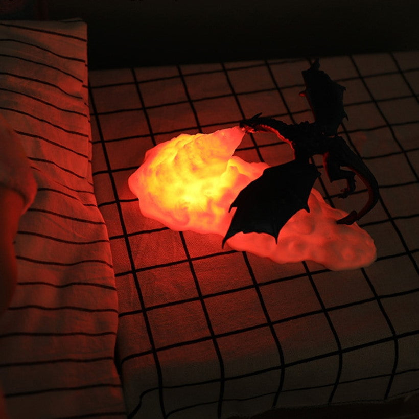 Dragon Wall Light LED Sculptural Fantasy Wall Lamp
