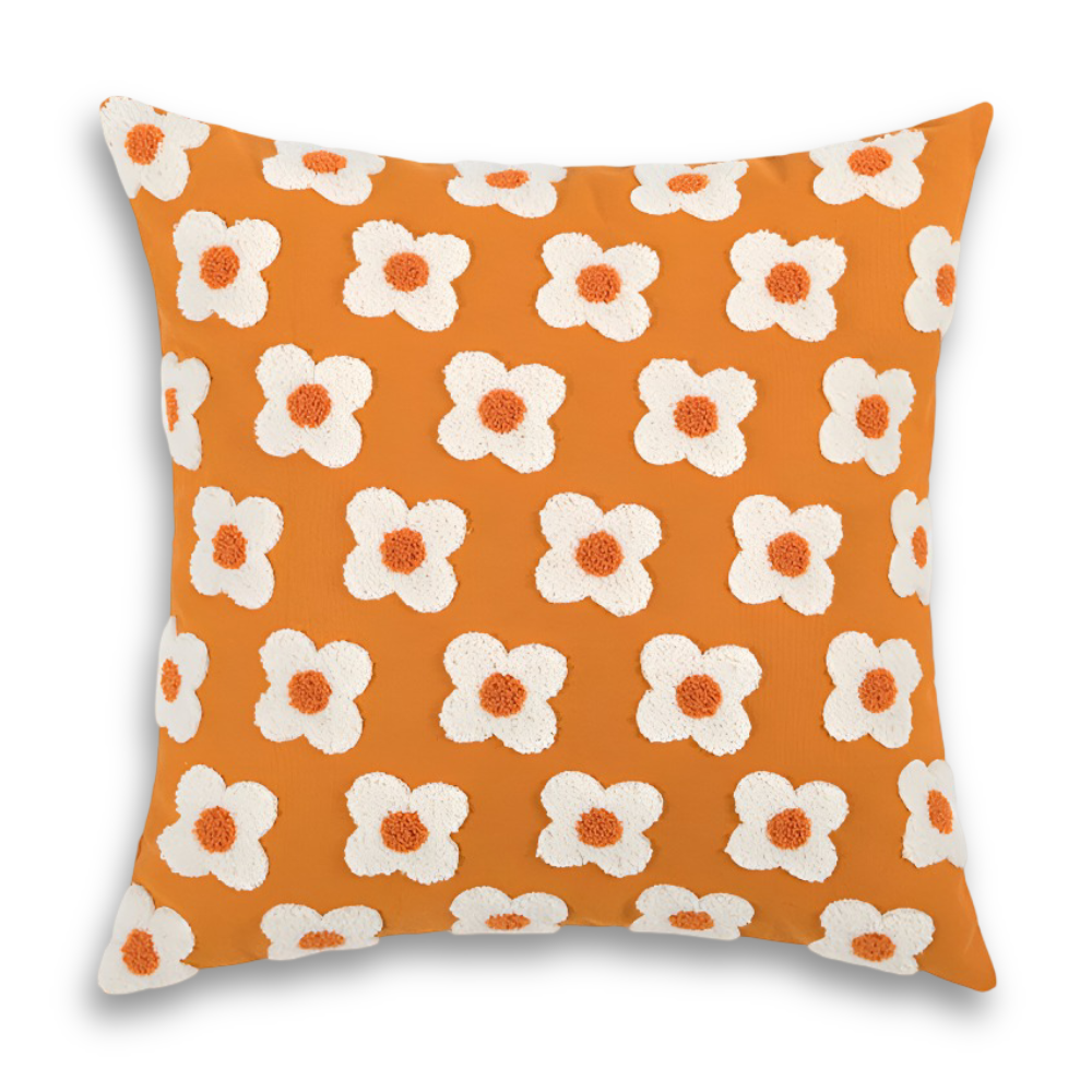 Embroidered Floral Cushion Covers Square and Rectangular Sofa Pillow Covers