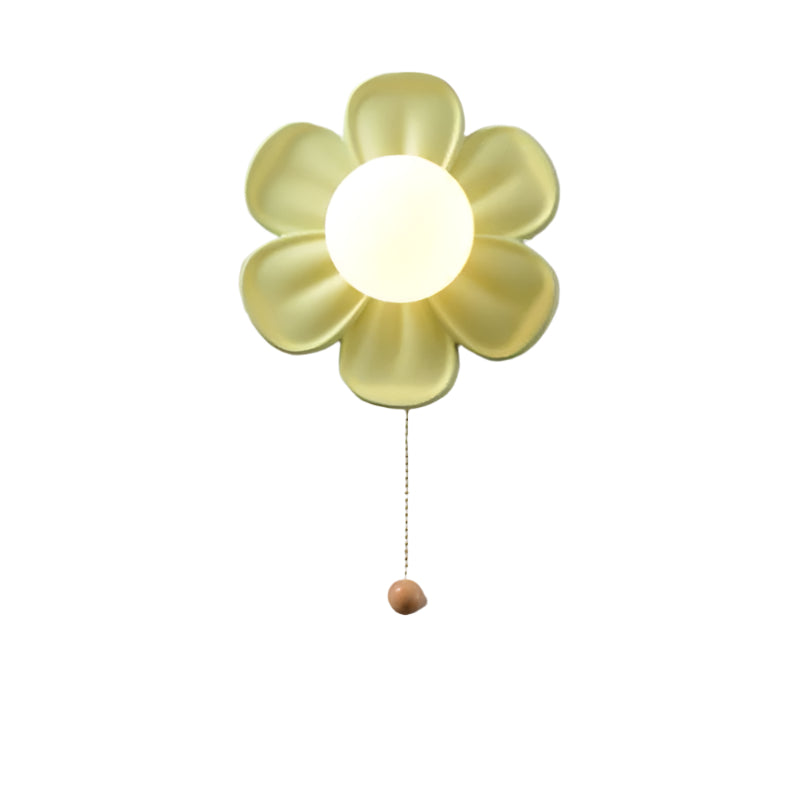 Flower LED Wall Light Artistic Compact Decorative Indoor Wall Lamp
