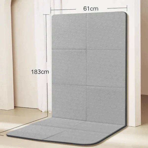 Foldable Non Slip Yoga Mat Compact Portable Exercise Mat for Yoga Pilates Workout Training