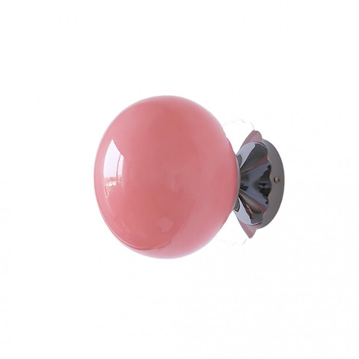 Glass Globe Wall Light Modern Wall Sconce Decorative Indoor Wall Lamp for Living Room Bedroom