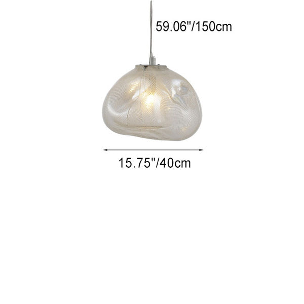 Glass Pendant Light Cloud Design Modern Hanging Ceiling Lamp