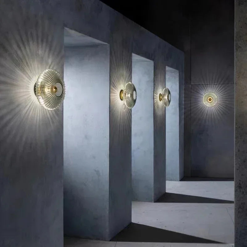 Glass Wall Light – Modern Decorative Wall Lamp for Living Room, Bedroom & Hallway
