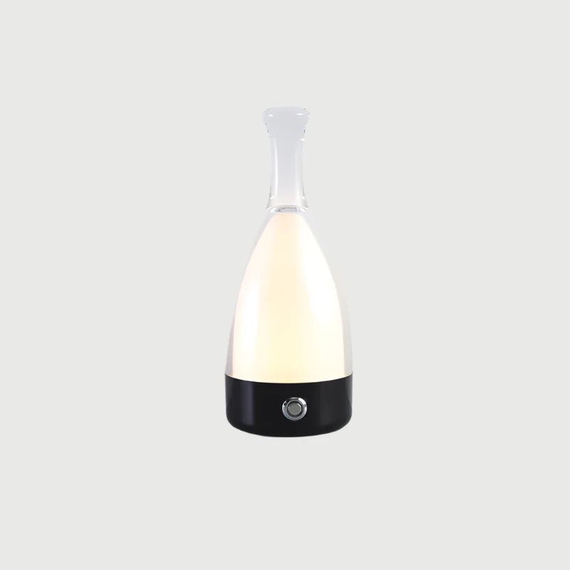 GlowBottle Elegant Bottle Lamp – Rechargeable LED Mood Light