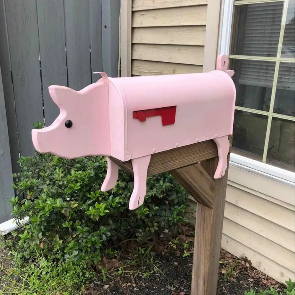 Handcrafted Animal Mailbox Sculpture Decorative and Weather Resistant