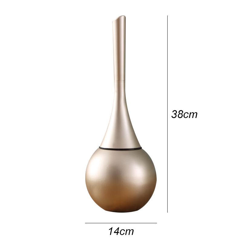 High-End Toilet Brush Set Splash Resistant Hygienic Modern Bathroom Cleaner