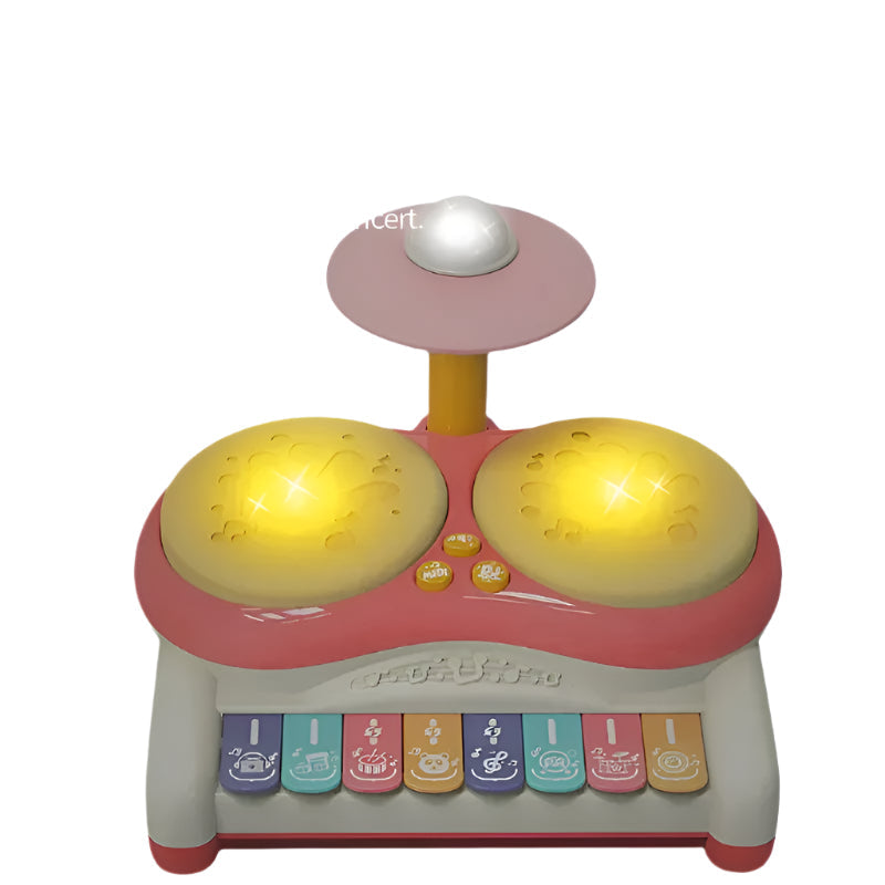 Interactive Drum And Keyboard Music Toy Early Sound Learning Set
