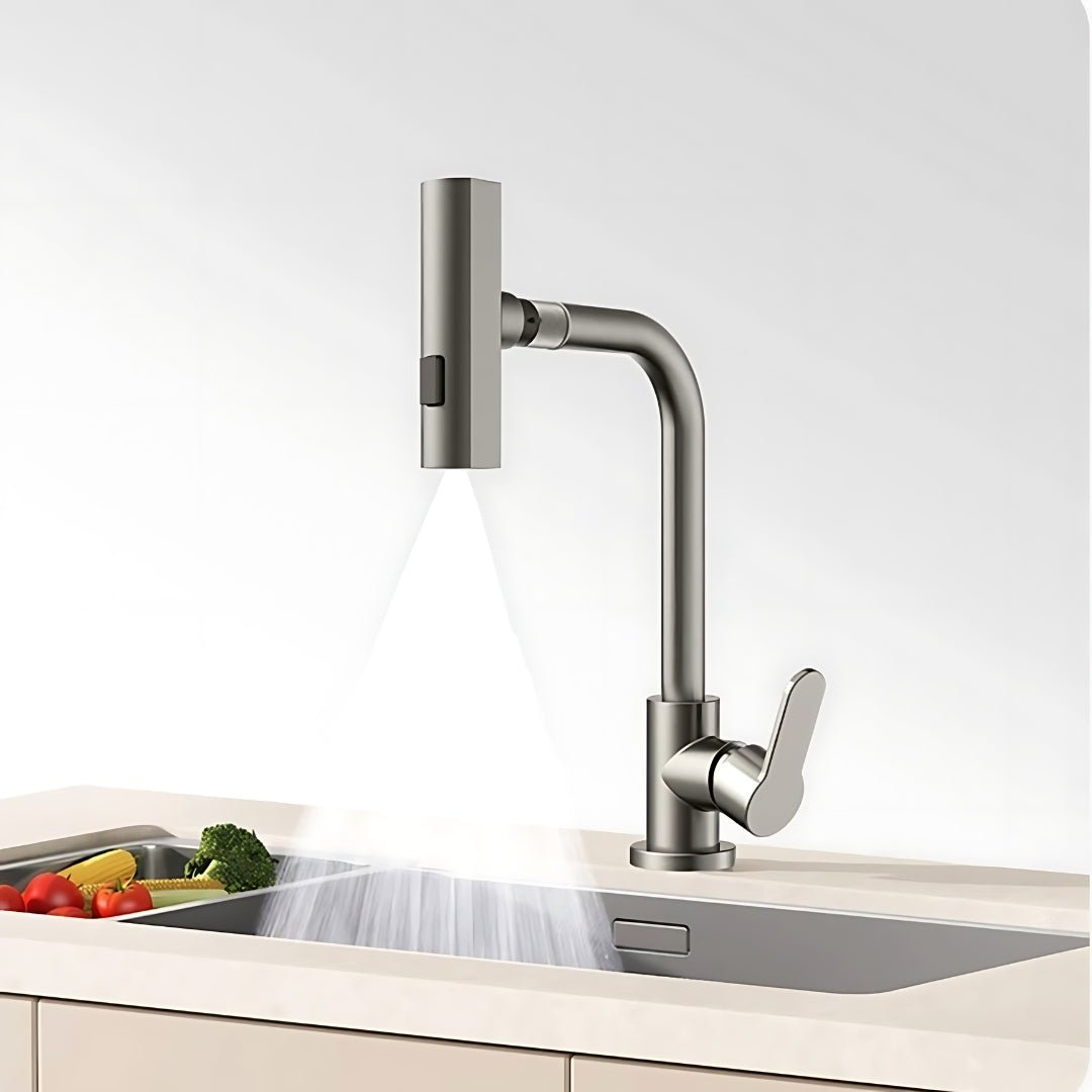 Kitchen Faucet Sprayer Adapter with Multiple Water Flow Modes Flexible Sink Tap Attachment