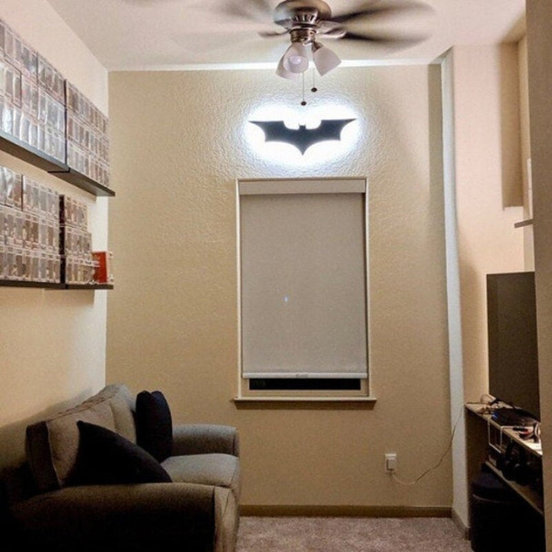 LED Batman Wall Light RGB Remote Control Color Changing Bedroom Lighting