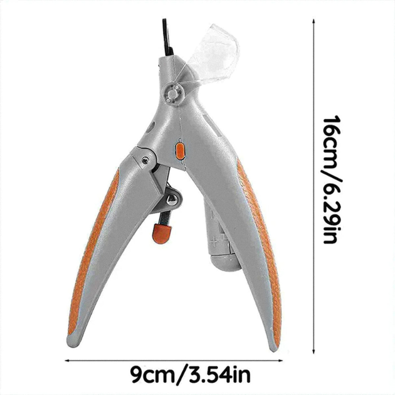 LED Pet Nail Clipper Dog & Cat Nail Trimmer with Safety Sensor and Non-Slip Handle