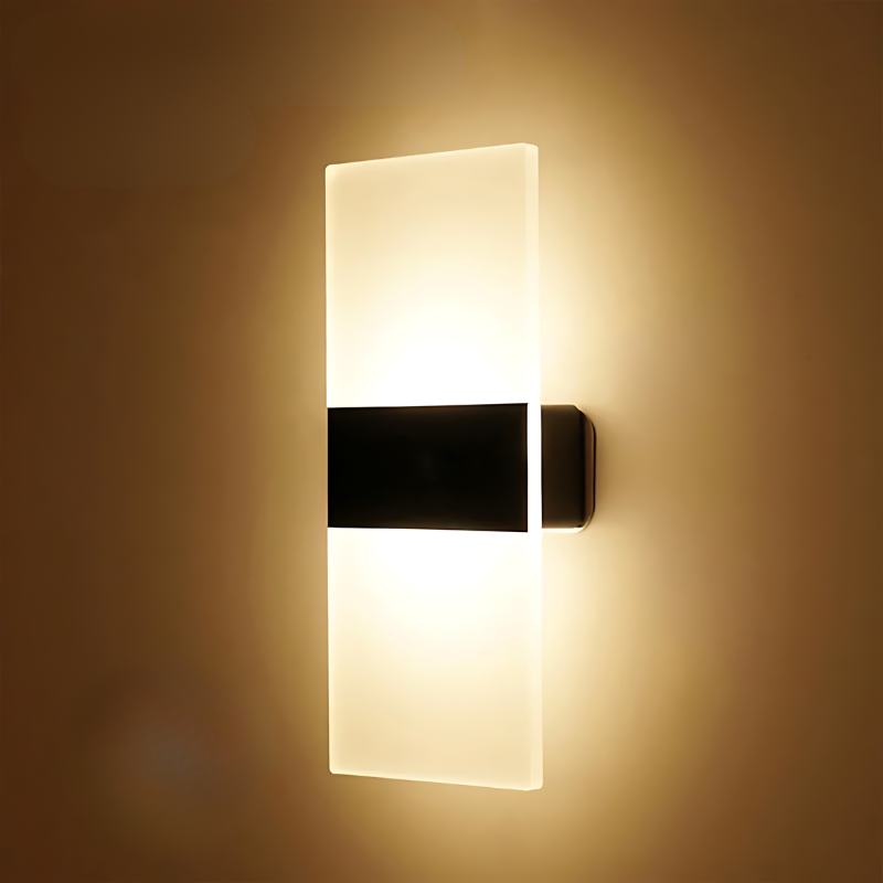 LED Wall Light USB Charging Touch Sensor Modern Bedside Lamp