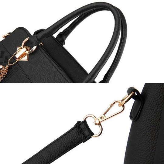 Large Capacity Lightweight Women’s Handbag with Adjustable Shoulder Strap and Secure Zipper Closure