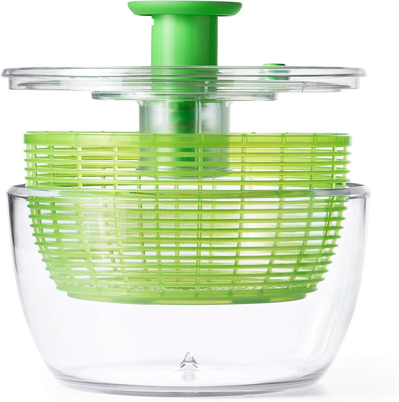Large Capacity Salad Spinner Bowl Easy Pull Spin Vegetable Dryer