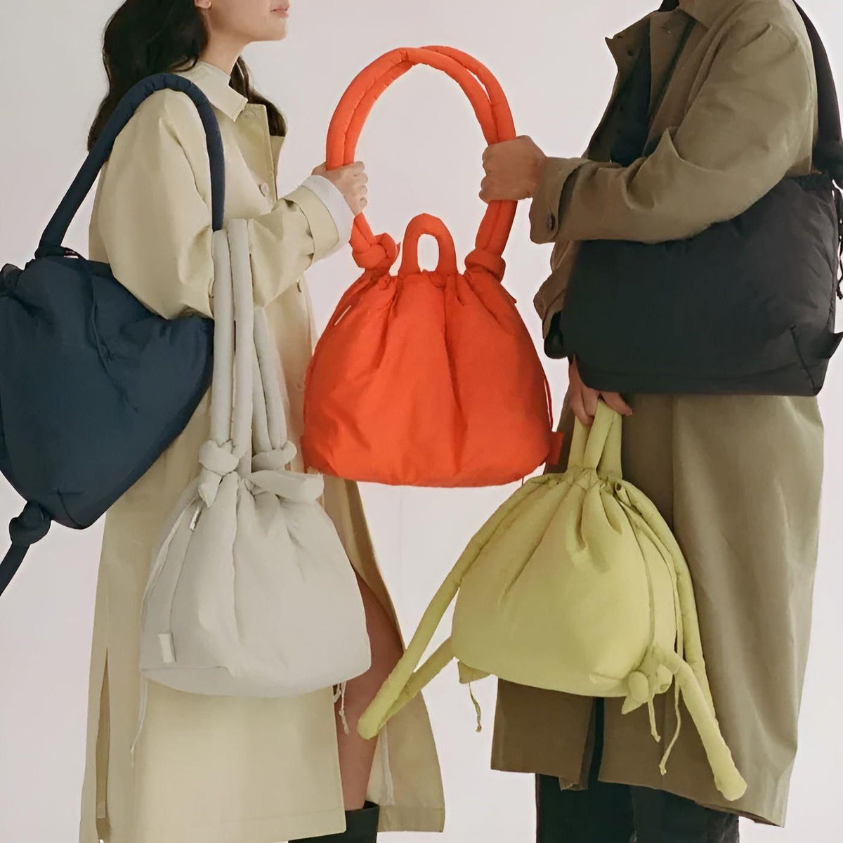 Lightweight Large Capacity Puffer Handbag Quilted Shoulder Bag Fashion Everyday Tote