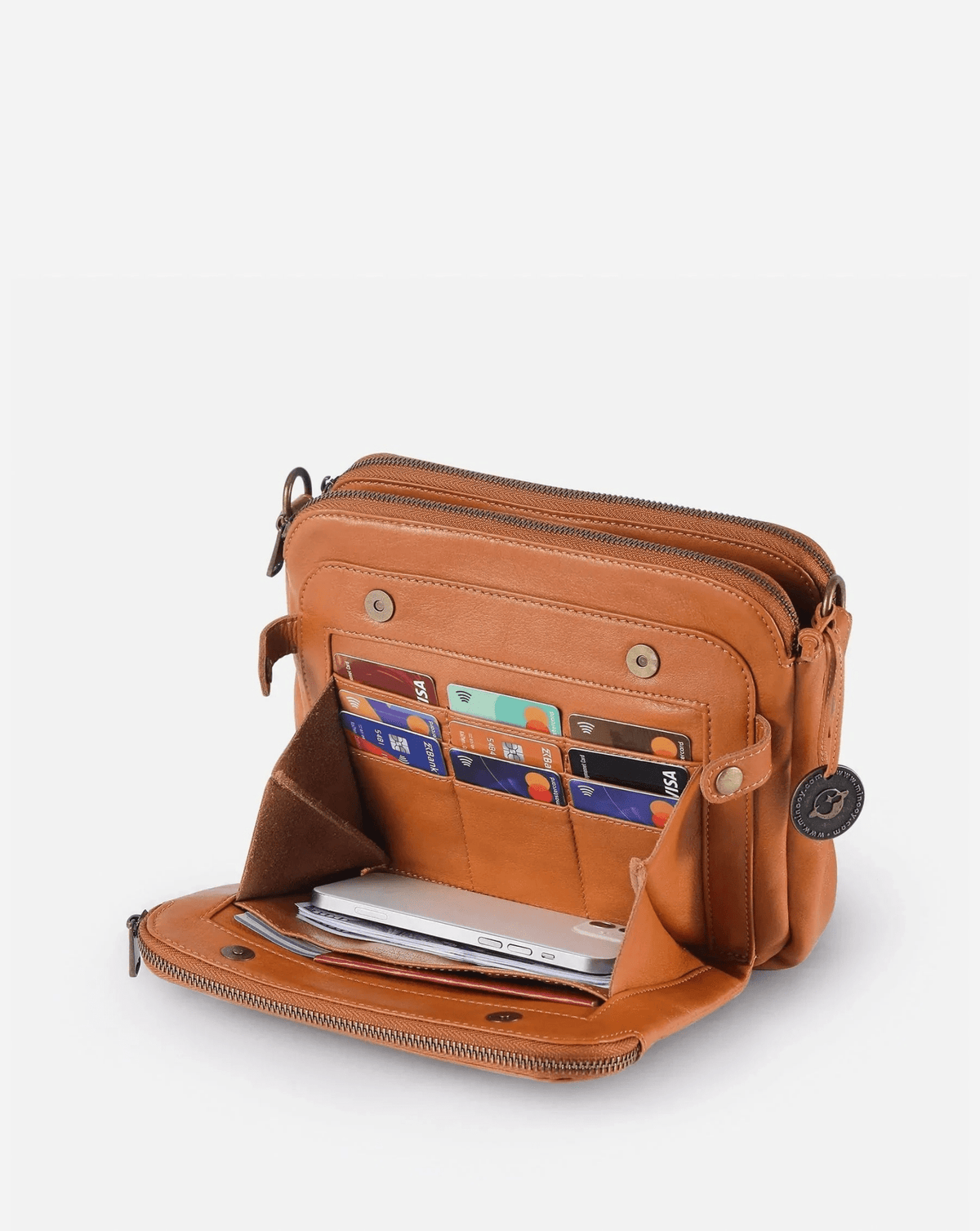 Lightweight Women’s Crossbody Shoulder Bag with Adjustable Strap and Multi Pocket Design