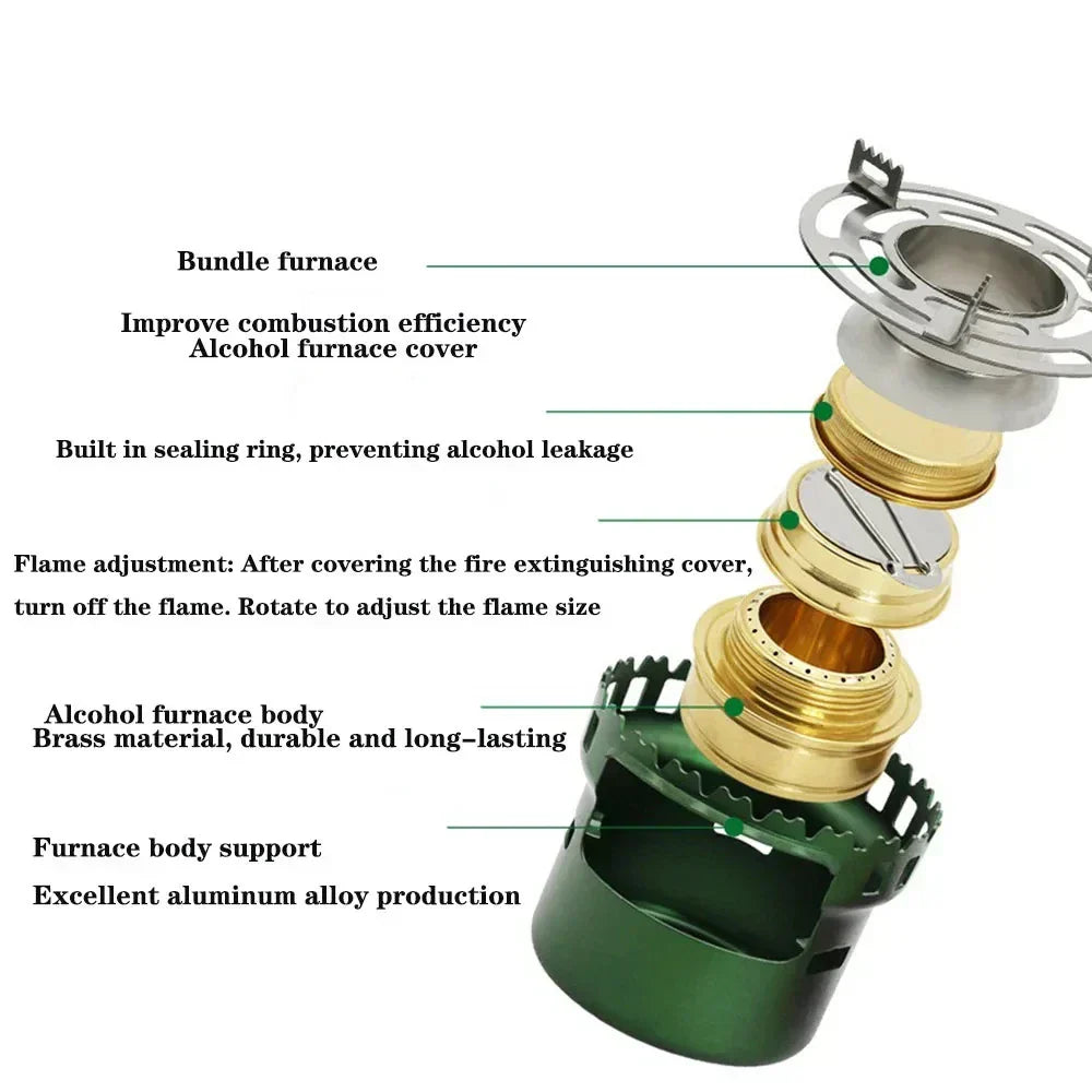 Mini Kerosene Camping Stove Portable Outdoor Cooking Burner