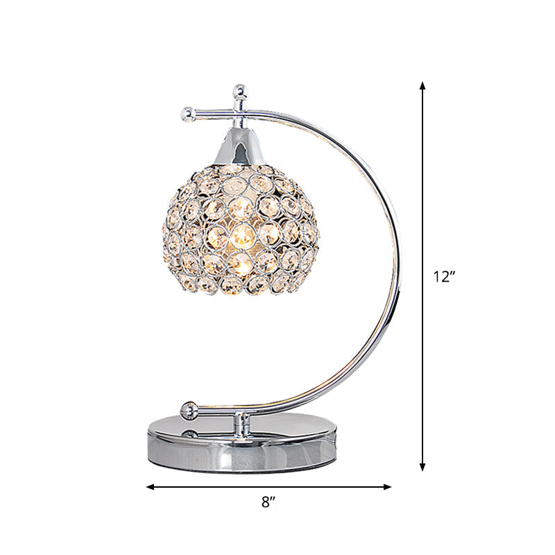 Modern Arc Desk Lamp Adjustable Arm LED Table Lamp Minimalist Office Reading Light