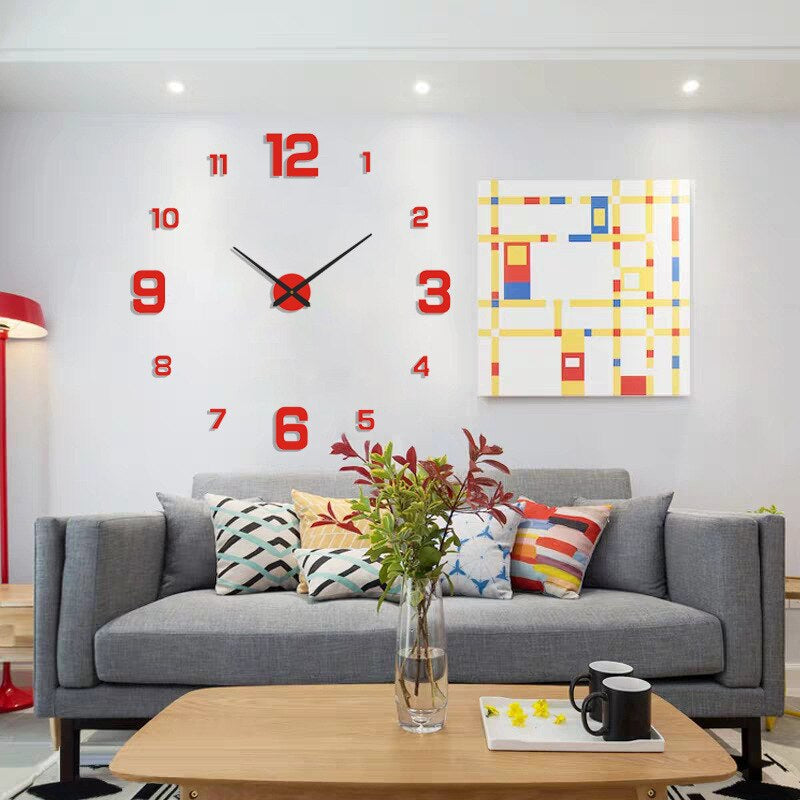 Modern Creative Wall Clock Contemporary Home Decor