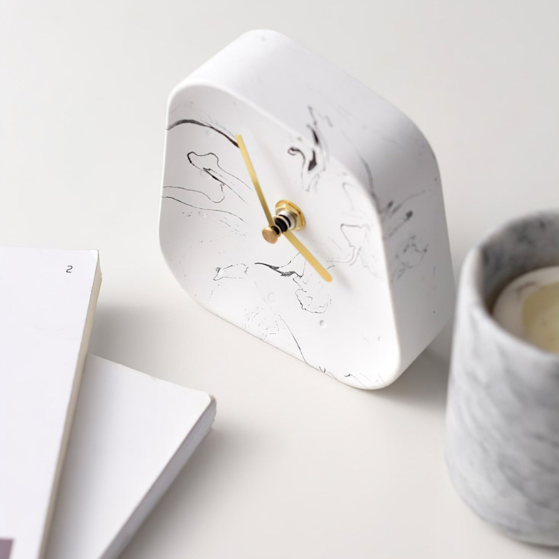 Modern Desk Clock Decorative Table Clock Minimalist Office Home Clock