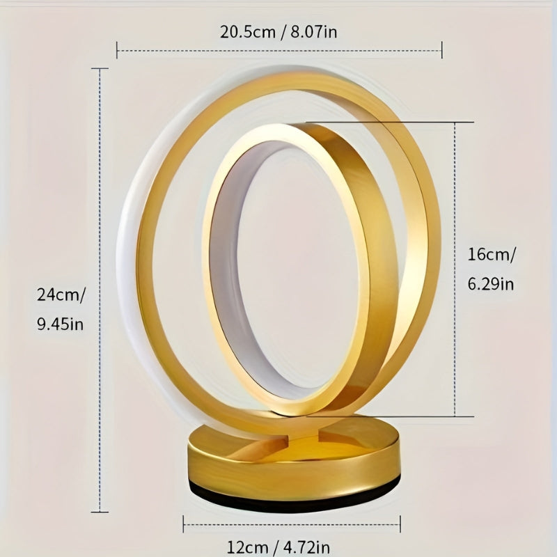 Modern Dimmable LED Table Lamp with USB Charging Port Minimalist Desk Night Light