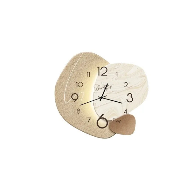 Modern Minimalist Wall Clock Elegant Decorative Wall Clock for Living Room Office Home