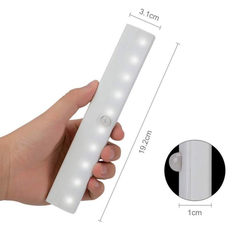Motion Sensor LED Light Wireless Motion Activated Night Light with Adjustable Sensor