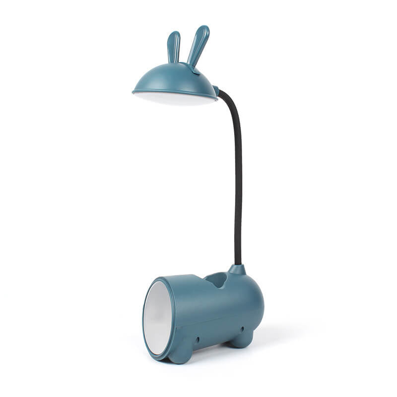 Multifunction Cute Rabbit Desk Lamp LED Touch USB Pen Holder