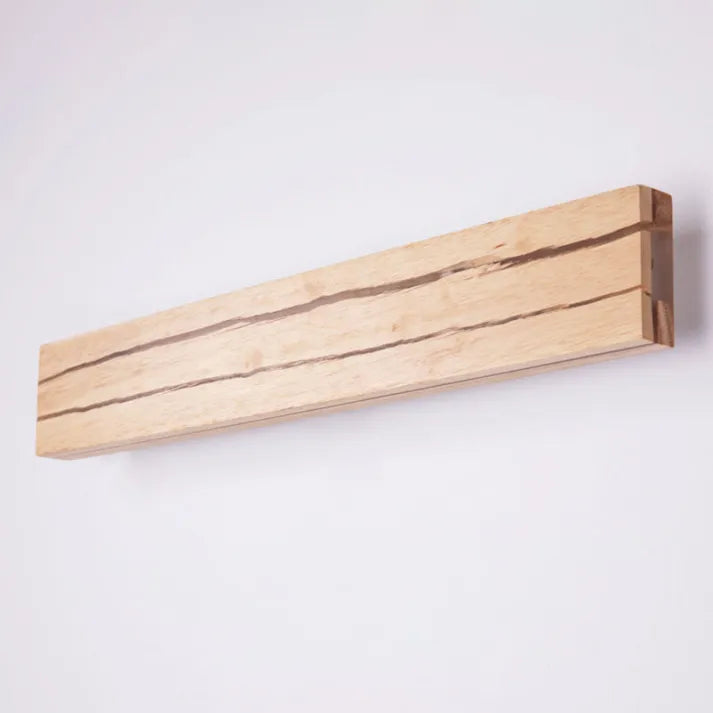 Natural Wooden Wall Light with Modern LED Design