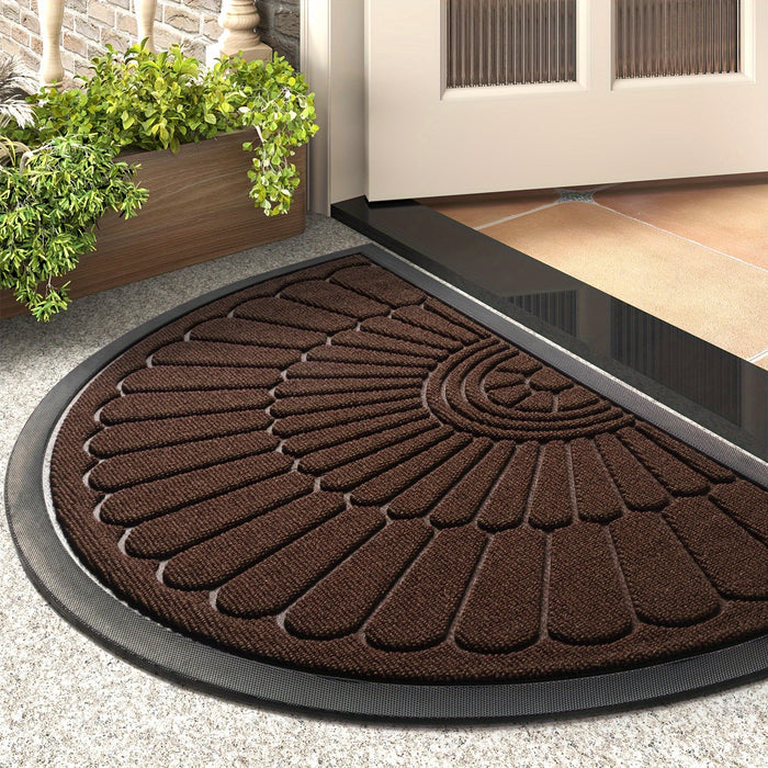 Non Slip Indoor Outdoor Door Mat Heavy Duty Dirt Trapping Entry Floor Rug