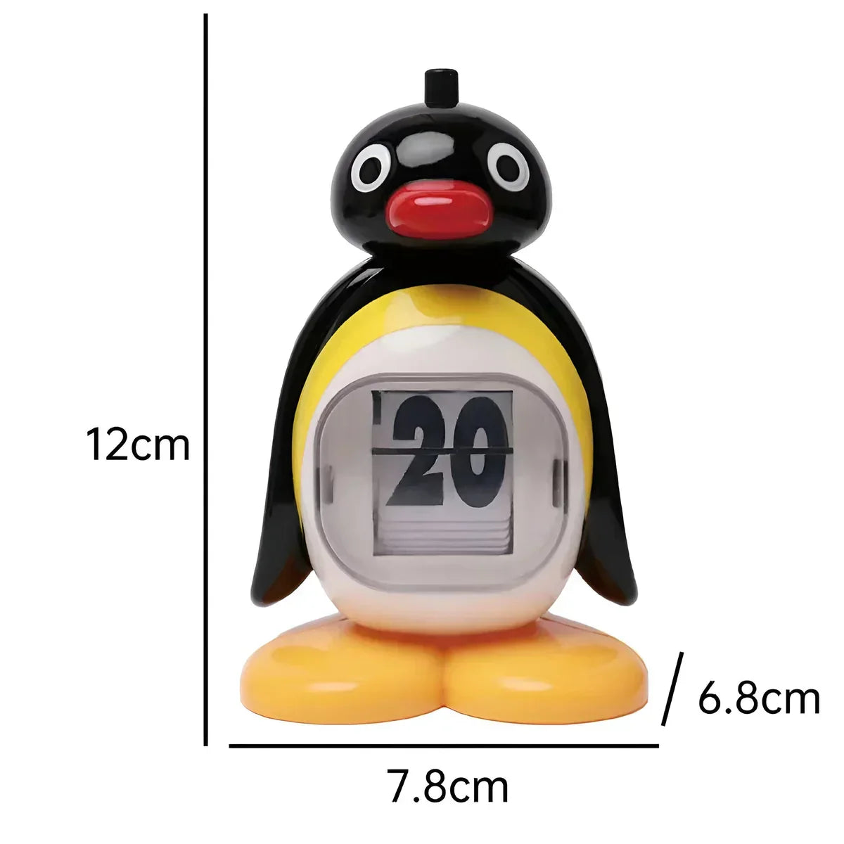 Penguin Perpetual Desk Calendar Flip Date Block Cute Office Home Decor