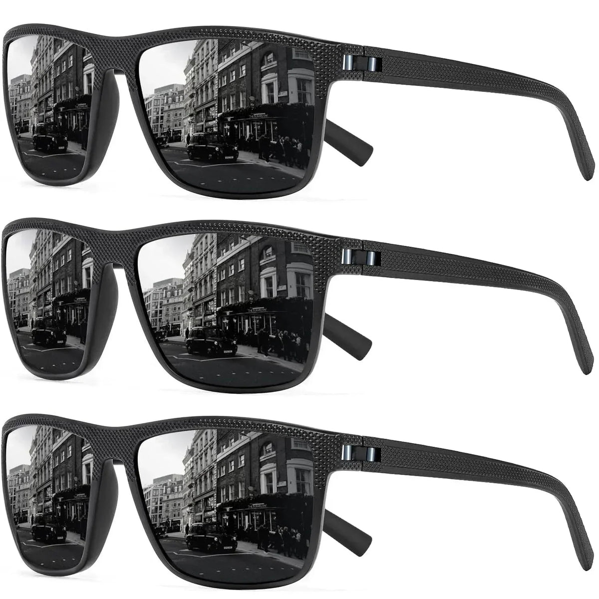 Polarized Sunglasses 3 Pack β UV400 Protection for Outdoor Activities
