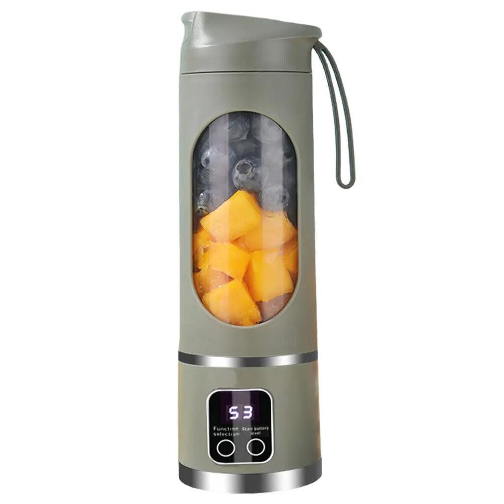 Portable Blender Juicer 450ml USB Rechargeable Smoothie Maker with Ice Crushing